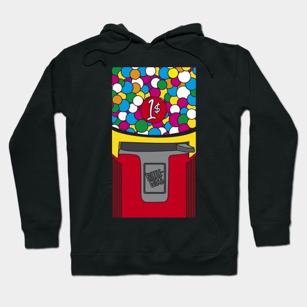 Bubble gum machine Hoodie by fairytaleink